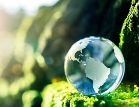 Sphere qui montre les avancées sociétales et environnementales